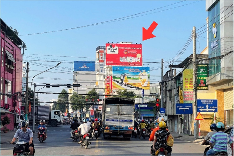 1 Panel Horizontal Wallscape Billboard at 290 Ly Thai To Street, Long Xuyen Ward, An Giang