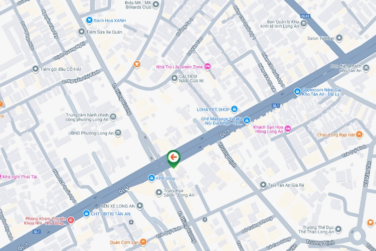 Map- Horizontal Wallscape Billboard at 103 Hung Vuong, Long An Ward, Tay Ninh