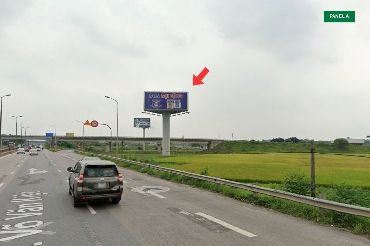 3 Panel Unipole Billboard at Point 19B, Soc Son, Ha Noi City