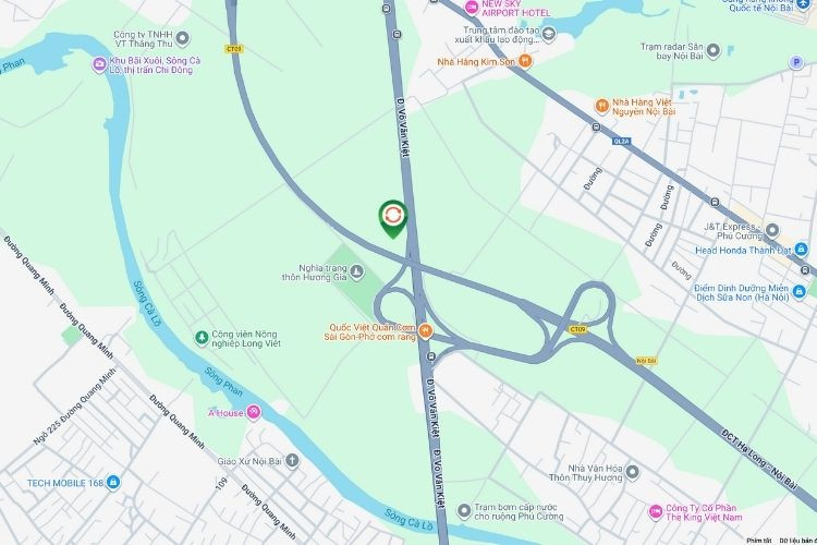 Map - Unipole Billboard at Point 19B, Soc Son, Ha Noi City