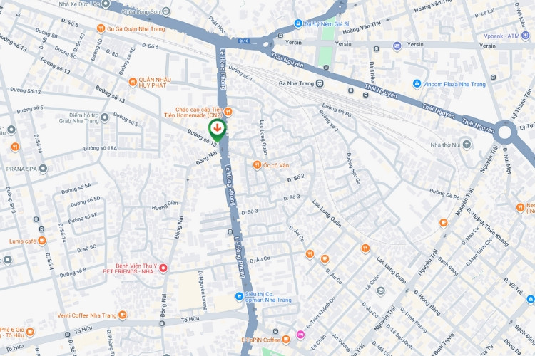 Map- Horizontal Wallscape Billboard at 46 Le Hong Phong, Nha Trang Ward, Khanh Hoa