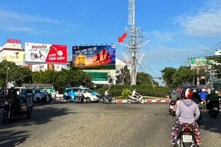 Horizontal Wall-mounted Pano Billboard at 1-3 Tran Phu, Phan Rang, Khanh Hoa
