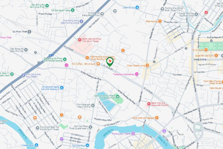 Map - Horizontal Wall-mounted Pano Billboard at Cao Hung Hotel, Binh Thuan, Lam Dong