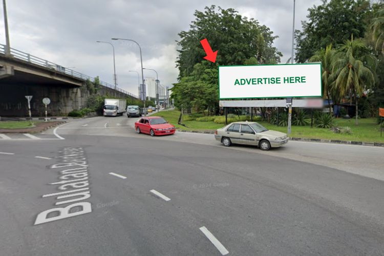 1 Panel Free Standing Billboard at Bulatan Berkeley, Klang, Selangor