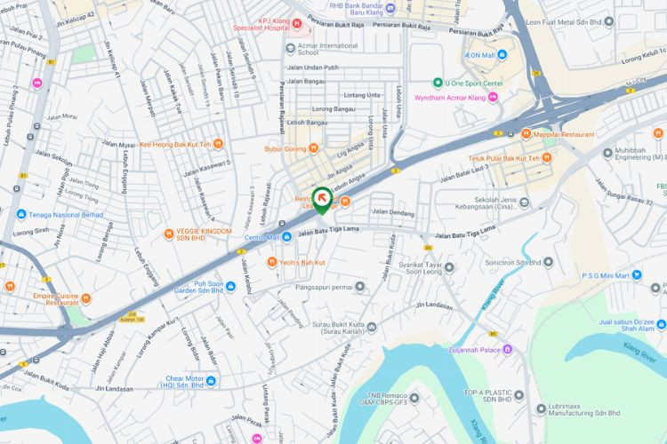 Map - Free Standing Billboard at Bulatan Berkeley, Klang, Selangor