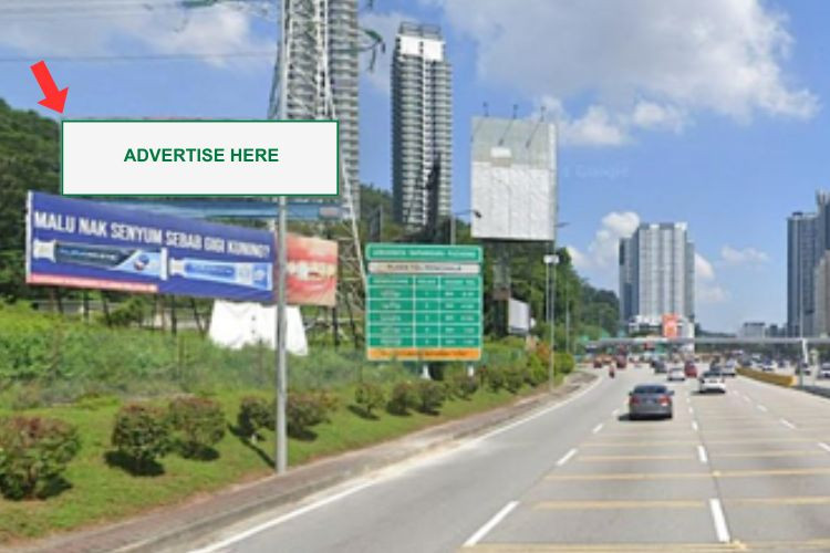 Free Standing Billboard at LDP Highway KM1.8, Kuala Lumpur (before Penchala Toll Plaza)