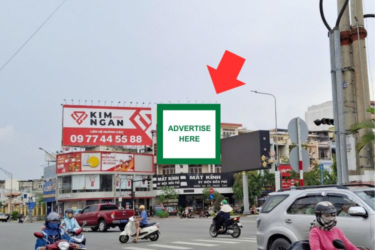 1 Panel Horizontal Wallscape Billboard at 103 Hung Vuong, Long An Ward, Tay Ninh