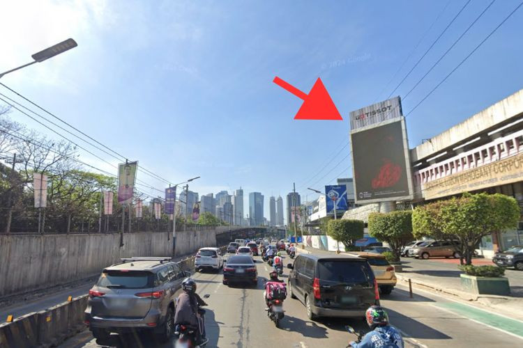 1 Panel Vertical Digital Screen Billboard at EDSA Ortigas, Mandaluyong, Metro Manila (Southbound facing, Near EDSA Beverage Design Group and Primex Tower)