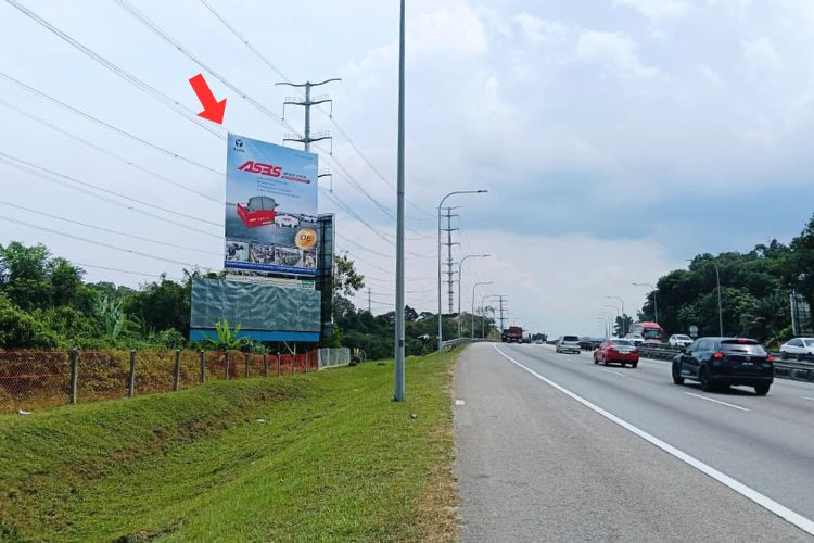 1 Panel Vertical Minipole Billboard at NSE KM298.7, Bandar Baru Bangi, Selangor (SB)