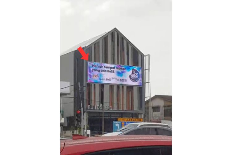 1 Panel Horizontal Digital Screen Billboard at Jalan Raja Uda, Butterworth, Penang