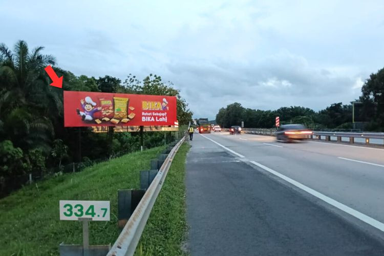 1 Panel Free Standing Billboard at NSE Highway KM334.70, Bidor, Perak
