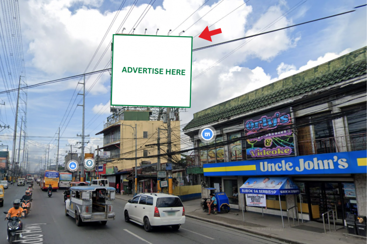 1 Panel Vertical Rooftop Billboard at Panapaan IV, Emilio Aguinaldo Highway, Bacoor, Cavite
