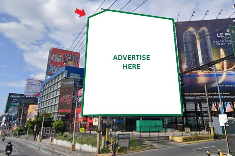 1 Panel Vertical Digital Screen Billboard at EDSA Boni Ave. corner Apo, South Bound, Mandaluyong, Metro Manila (Near MRT Boni Station)