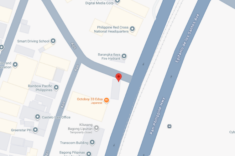 Map - Vertical Digital Screen Billboard at EDSA Boni Ave. corner Apo, South Bound, Mandaluyong, Metro Manila (Near MRT Boni Station)