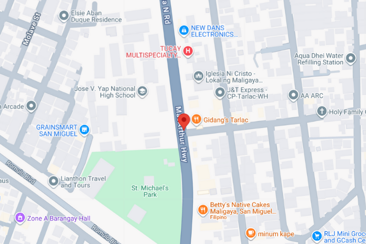 Map - Horizontal Digital Screen Billboard at McArthur Highway Tarlac, North Bound, Tarlac City, Tarlac (Near Luisita Business Park)
