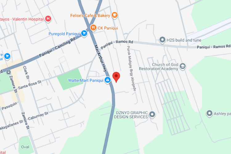 Map - Horizontal Digital Screen Billboard at Megasaver, North Bound, Paniqui, Tarlac (Near WalterMart Paniqui)