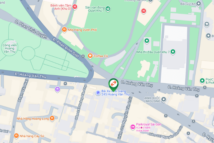 Map - Horizontal Unipole Billboard at 243 Hoang Van Thu, Tan Son Hoa Ward, Ho Chi Minh City