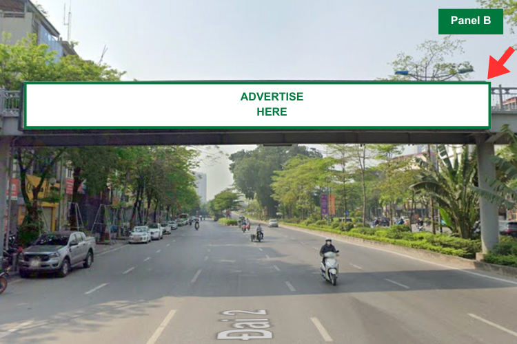 Panel B - Horizontal Light Box Billboard at 28 Vo Chi Cong Street, Ngoc Ha Ward, Ha Noi City