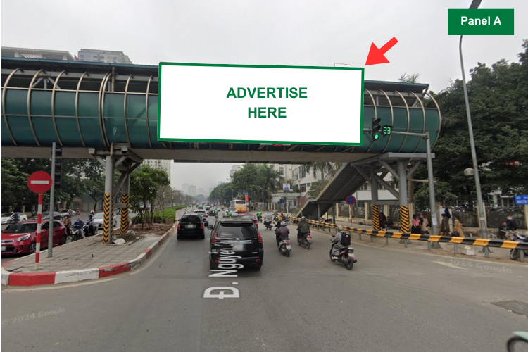 4 Panel Horizontal Light Box Billboard at 87 Nguyen Chi Thanh, Phuong Lang Ward, Ha Noi City