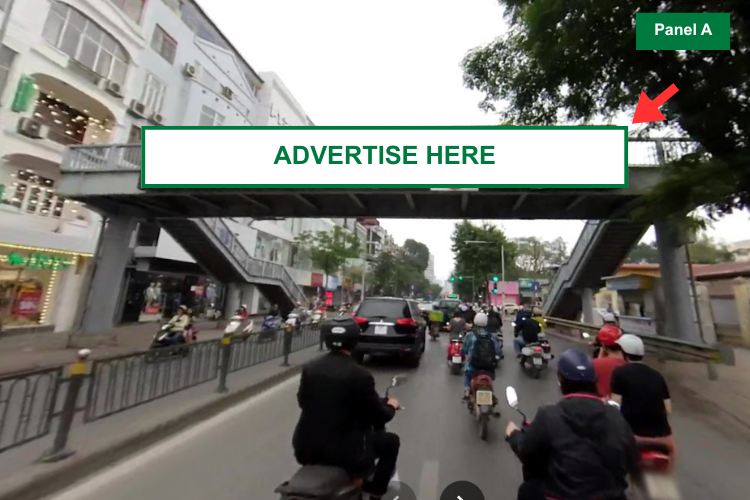 2 Panel Horizontal Light Box Billboard at 109 Chua Boc Street, Kim Lien Ward, Ha Noi City