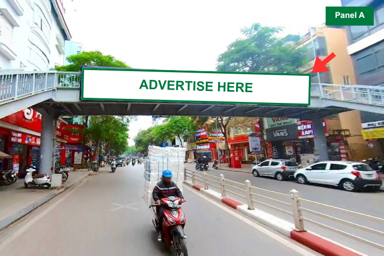 2 Panel Horizontal Light Box Billboard at 85 Thai Ha Street, O Cho Dua Ward, Ha Noi City