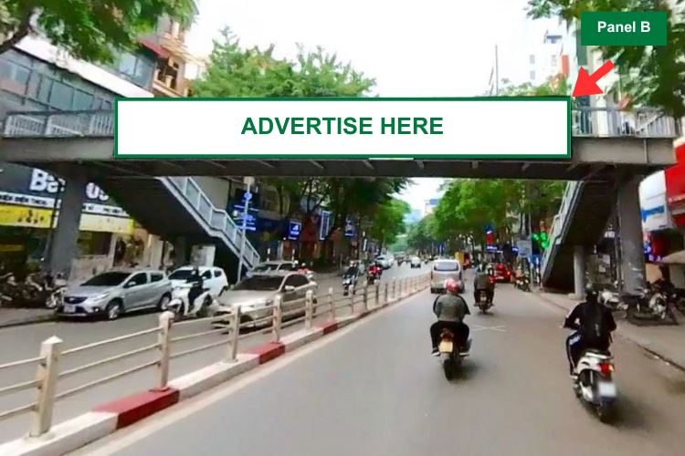 Panel B -  Horizontal Light Box Billboard at 85 Thai Ha Street, O Cho Dua Ward, Ha Noi City