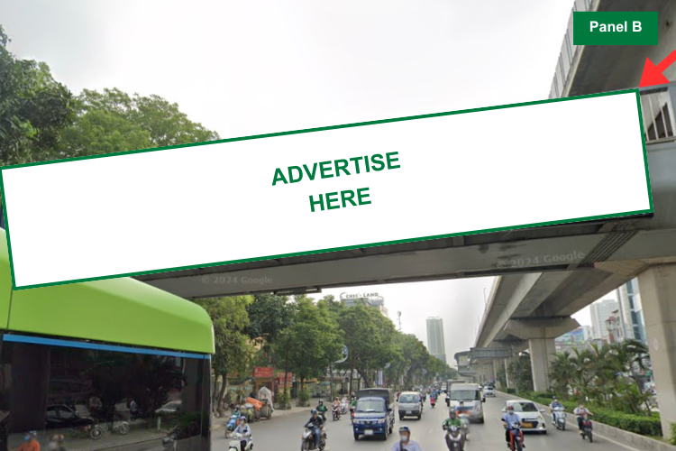 Panel B - Horizontal Light Box Billboard at 108 Nguyen Trai Street, Khuong Dinh Ward, Ha Noi City