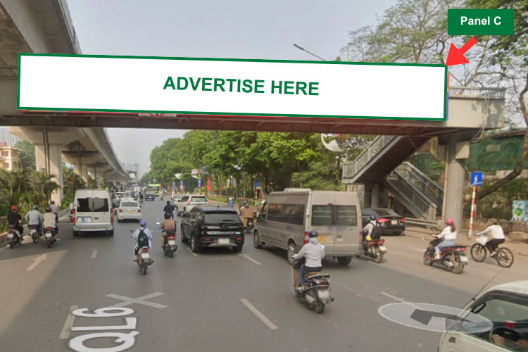 Panel C - Horizontal Light Box Billboard at 336 Nguyen Trai Street, Khuong Dinh Ward, Ha Noi City (University of Social Sciences and Humanities)