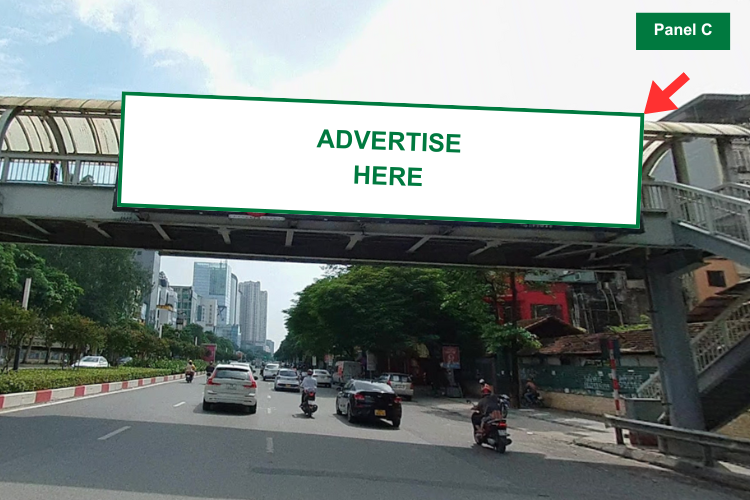 Panel C - Horizontal Light Box Billboard at 34 Tran Duy Hung Street, Yen Hoa Ward, Ha Noi City