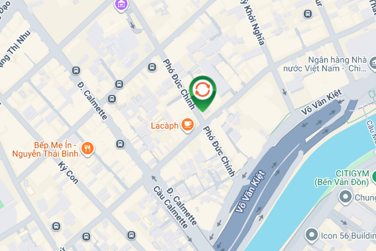 Map - Vertical E-tower Panel Billboard at 41 Pho Duc Chinh, Sai Gon Ward, Ho Chi Minh City (Intersection Pho Duc Chinh - Nguyen Cong Tru)