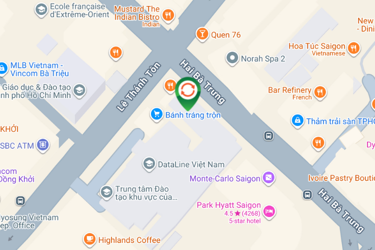 Map - Vertical E-tower Panel Billboard at Opposite 74 Hai Ba Trung, Sai Gon Ward, Ho Chi Minh City (Walker Whisky Boutique)