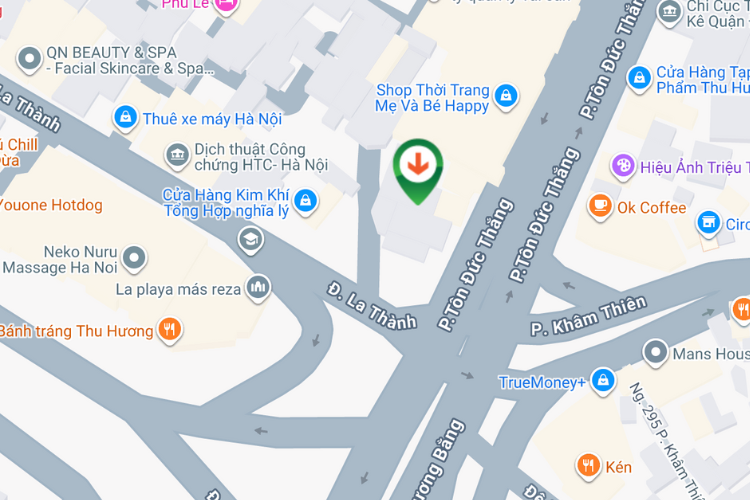 Map - 312 Ton Duc Thang Street, O Cho Dua Ward, Ha Noi City