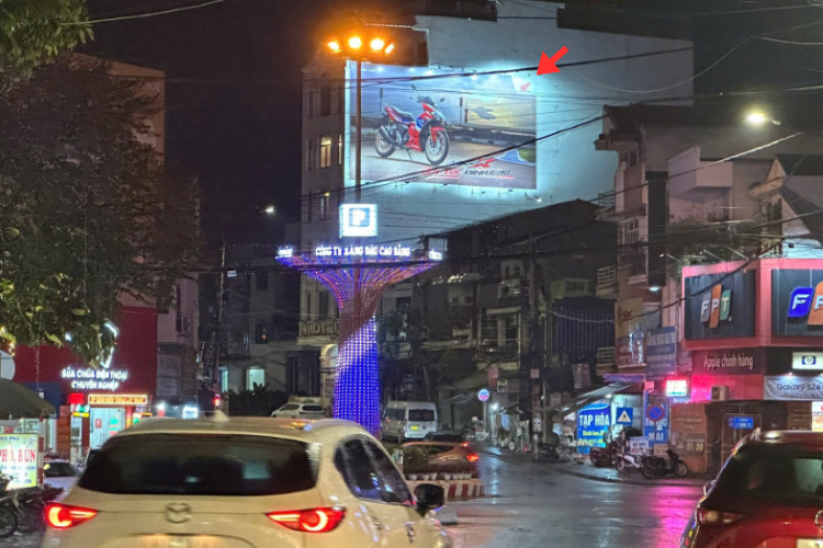 Night view - 74 Le Loi Street, Nung Tri Cao Ward, Cao Bang (TV Hotel)