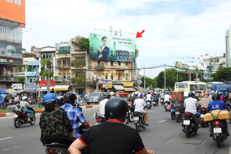 1 Panel Horizontal Wall-mounted Pano Billboard at 97 Nguyen Thi, Cho Lon Ward, Ho Chi Minh City