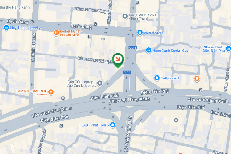 Map - Vertical Wallscape Billboard at 267 Xo Viet Nghe Tinh, Gia Dinh Ward, Ho Chi Minh City