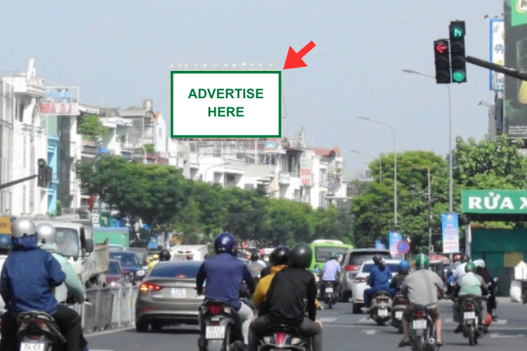 1 Panel Horizontal Wallscape Billboard at 137 Nguyen Oanh, Go Vap Ward, Ho Chi Minh City
