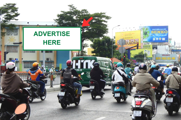 1 Panel Horizontal Unipole Billboard at 626 Phan Van Tri, Hanh Thong, Ho Chi Minh City