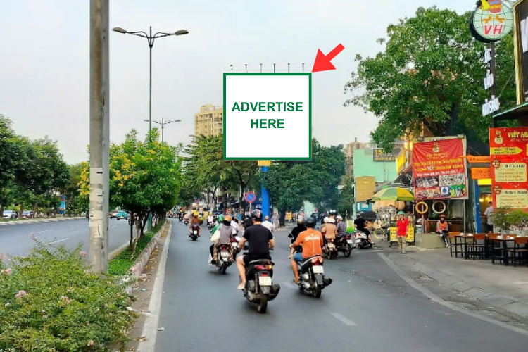 1 Panel Horizontal Unipole Billboard at 24 Pham Van Dong, Hanh Thong Ward, Ho Chi Minh City
