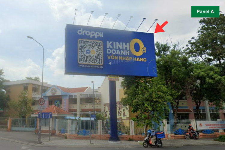 2 Sided Horizontal Unipole Billboard at 626 Phan Van Tri, Hanh Thong Ward, Ho Chi Minh City