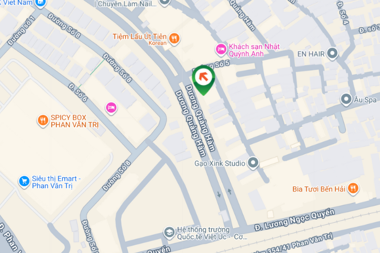 Map - Horizontal Wallscape Billboard at 42 Duong Quang Ham, An Nhon Ward, Ho Chi Minh City