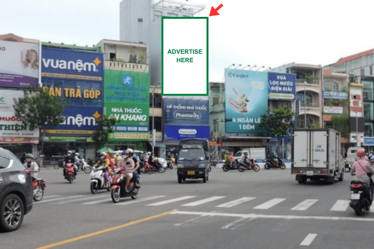 1 Panel Vertical Wallscape Billboard at 131 Ly Thai To, Thanh Khe Ward, Da Nang City