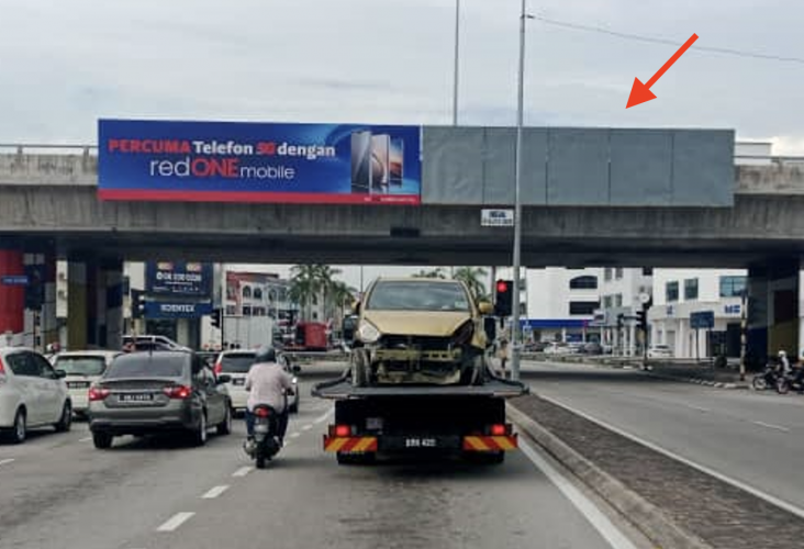 Overhead Bridge Billboard at Persimpangan Jalan Malim - Jalan Pandan Jaya, Melaka (right panel)